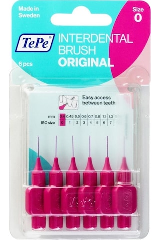 Tepe Interdental Arayüz Fırçası 6'lı 0.4 MM
