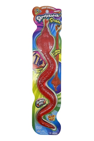 Esnek Dev Sürüngenler 30 Cm - Kırmızı Yılan