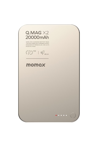 Momax IP133E Q.Mag X2 35W 20000 mAh Wireless Powerbank Titanium