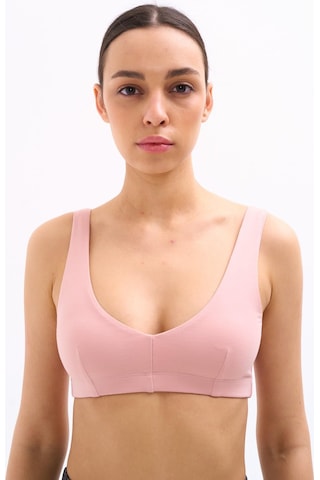 Normal People Alea - Spor Bra Softflow Kumaş Lila
