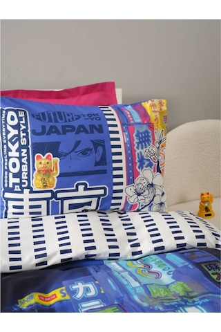 Karaca Home Young Tokyo %100 Pamuk Tek Kişilik Nevresim Takımı