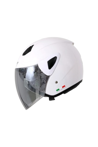 Sw 700 White Yarım Kask Fs-733 Beyaz