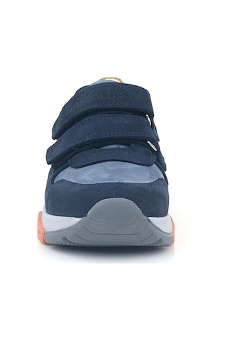 Rakerplus Hakiki Deri Lacivert Taba Çocuk Sneakers Spor Ayakkabı