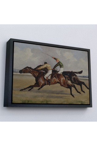 Ahşap Çerçeveli Wheeler Jr Alfred The Winner Tablosu