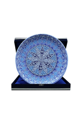 E38 El İşçiliği Çini Tabak - 30 Cm - 6527