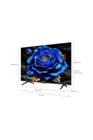 TCL 50T6C 4K Ultra HD 50" 127 Ekran Uydu Alıcılı Google Smart QLED TV