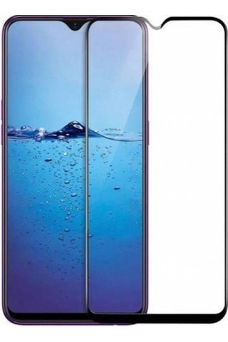Oppo A5S Ax7 Zore Fiber Nano Full Kaplayan Esnek Ekran Koruyucu Siyah