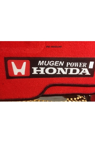Honda Civic 92-95 Kırmızı Mugen Paspas