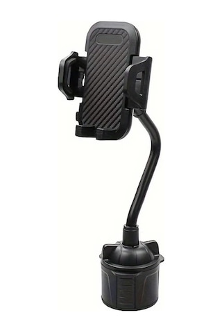 Primepickings Siyah Evrensel Araç Telefon Tutucu İçecek Şişesi Bardak Tutucu Braketi Akıllı Telefon Aksesuarları