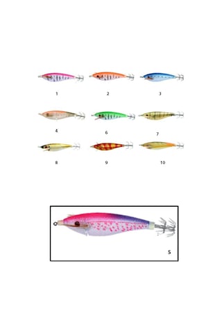 Captain 3010 Kalamar Zokası 7cm Flash Filinta Squid