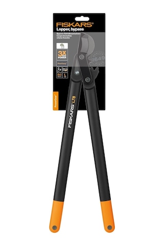 Fiskars 112590-1000584 Powergear Bypass Dal Kesme Makası - Çengel Başlı L L78
