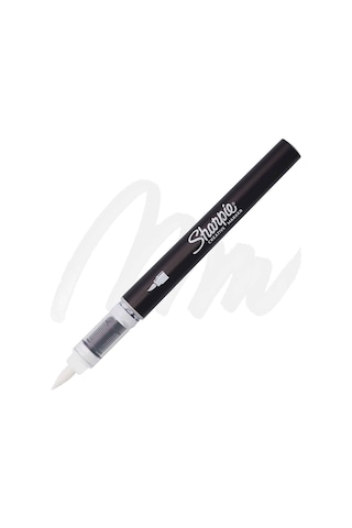 Sharpie Akrilik Markör Fırça Uç Beyaz 2218111 Diğer