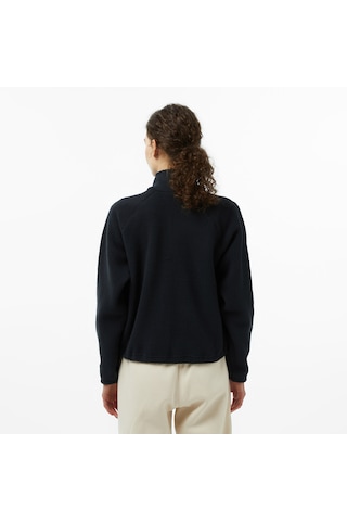 Columbia Jasper Ridge Pebbled Fleece Full Snap Kadın Siyah Outdoor Sweatshirt Al5610