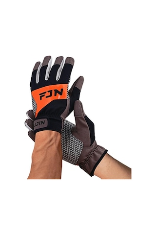 Fujin Pro Angler Trolling Gloves Black L/xl Siyah