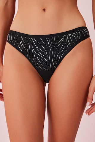 Suwen Taşlı Bikini Alt Sb24530s012 Siyah