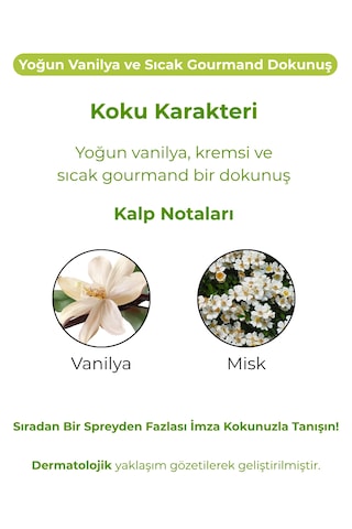 Warm Vanilla & Gourmet Sensations Yüksek Kalıcılıklı Vücut Parfümü & Body Mist 100 Ml Misk - Vanilya