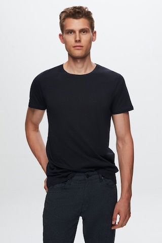 D's Damat Slim Fit Bisiklet Yaka %100 Pamuklu Nefes Alabilen T-shirt 4HC141996753M - Lacivert