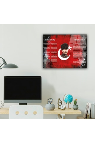 Decorita Cam Tablo | Atatürk Serisi 6