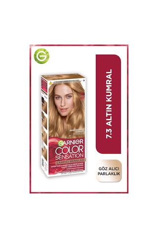 Garnier Çarpıcı Renkler 7.3 Altın Kumral Saç Boyası, Demikit 3600542630368-10621 7.3 Altın Kumral
