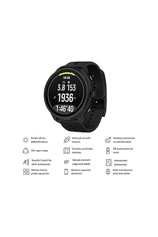 Suunto Race 2 Sporcu Saati Ss051200000 Siyah
