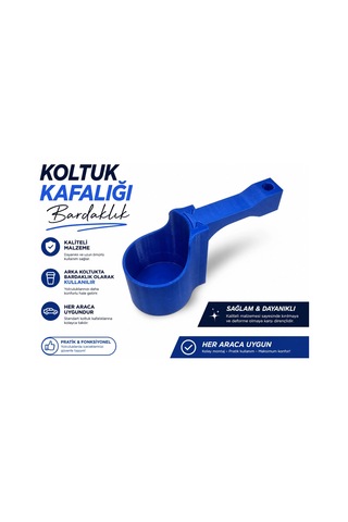 Araç Koltuk Arkası Bardaklık , Araç Mavi Şişe Ve Bardak Tutucu , Kafalık Universal Oto Bardaklık