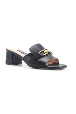 Nine West Garland 5fx Siyah Kadın Topuklu Terlik 000000000101928817 Siyah