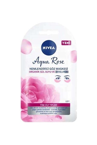 Nivea Aqua Rose Nemlendirici Göz Maskesi 1 Çift