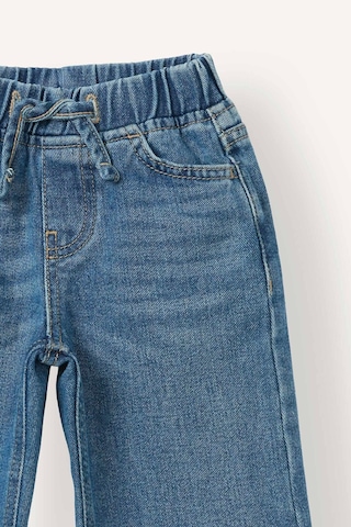 Defacto %100 Pamuk Wide Leg Beli Lastikli Bağcıklı Jean Pantolon Kız Bebek H7103a526aunm28 Mavi-nm28