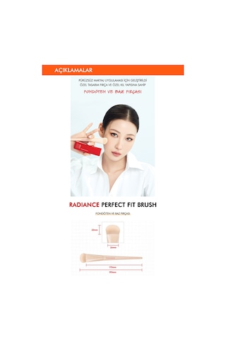 Missha Radiance Perfect Fit Brush Pürüzsüz Uygulama Sunan Fondöten & Baz Fırçası