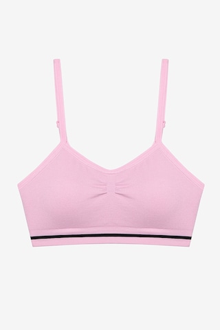 Penti Kız Çocuk Seamless Dikişsiz Açık Pembe Lila Kısa Üst