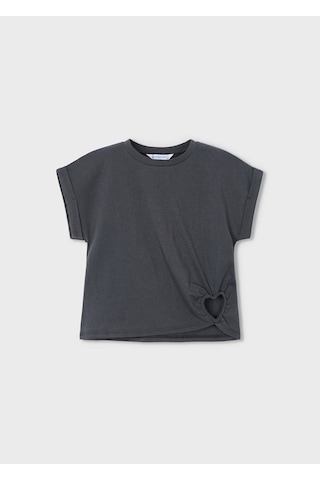 Mayoral Kız Çocuk Crop T-shirt 3006m Antrasit