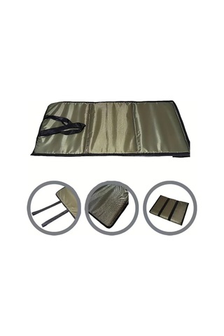 Elmpaly Sku 1 Portatif Katlanır Balıkçılık Çengel Çıkarma Pedi Nefes Alabilir Sünger Ped Dayanıklı Zeytin Yeşili Tasarım Ayarlanabilir Askı Kol Av Kampçılık Balıkçılık Aksesuarı