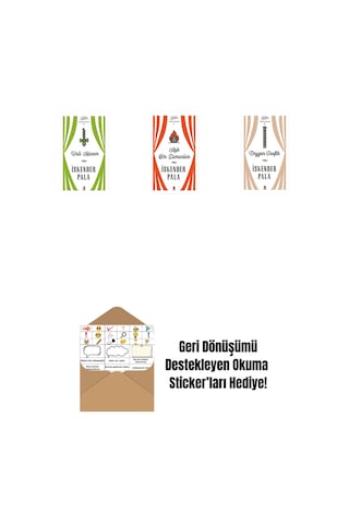 Vali Hanım Ciltli + Aşk Bir Zamanlar Ciltli + Neyzen Tevfik Ciltli + Okuma Sticker'ları