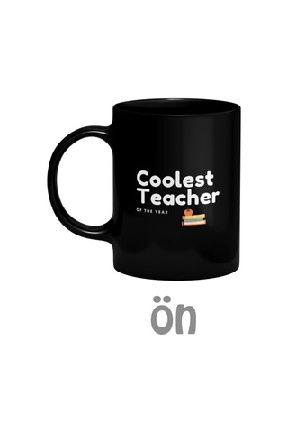 Cool Teacher Kupa Bardak Siyah