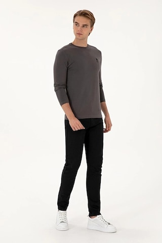 Us Polo Assn. U.s. Polo Assn. Erkek Uzun Kollu Basic Sweatshirt Rahat Günlük Stil Kombin Uyumlu Vr024gri