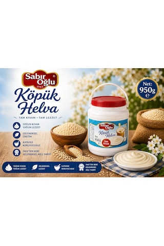 Sabıroğlu Köpük Helvası 950 G