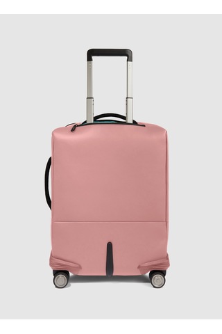 Piquadro Pembe Kabin Boy Çekçekli Kumaş Valiz Bv6377c2ow