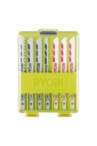 Ryobi Rak10Jsb 10 Parça T Tipi Ahşap-Metal Dekupaj Bıçak Seti N11.1104