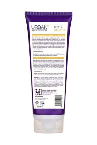 Biotin & Keratin Dökülmeye Eğilimli Saçlara Özel Saç Bakım Şampuanı 250 Ml- Vegan