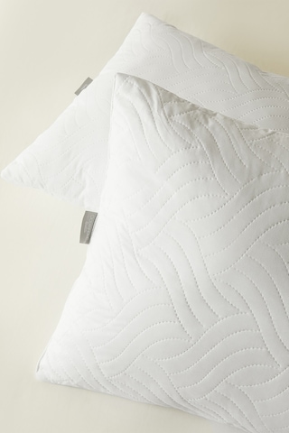 Ocean Home Textile 900 Gr Kapitoneli Silikon Yastık 50 X 70 Cm Beyaz