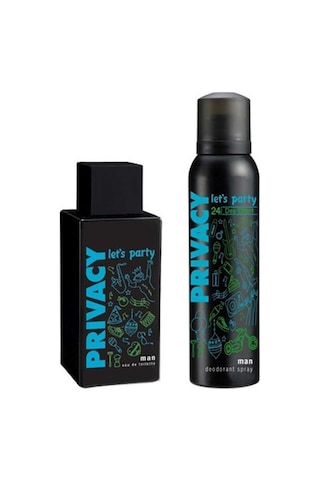 Privacy Parfüm Let'S Party Erkek Parfüm 100 ML + Deodorant + Anahtarlık