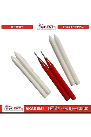 Pdr Boyasız Göçük Düzeltme Kalemi Damar Kırma 6 Lı Set 4 Plastik 2 Metal Uçlu