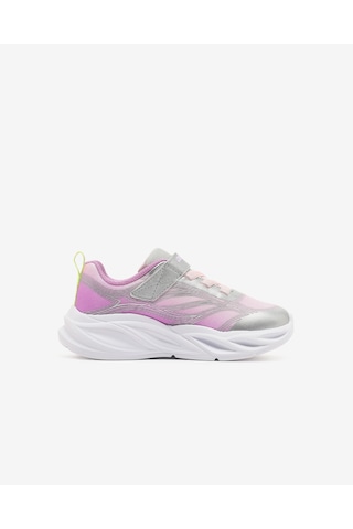 Skechers Cosmıc Glow Küçük Kız Çocuk Gri Işıklı Spor Ayakkabı 303712n Smlt Gri