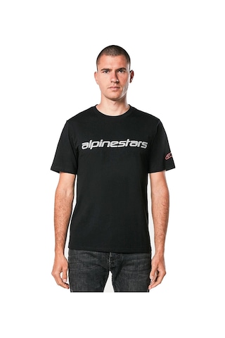 Alpinestars Linear Wormark 2.0 Csf Tişört Siyah Beyaz Kırmızı