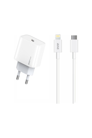 Dvıp N25 PD20W Quick Charger Type-C To Lightning Kablolu Şarj Cihazı