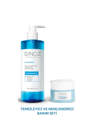 Sinoz Hydrapro Temizleyici Ve Nemlendirici 2 Li Bakım Seti