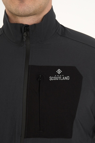 Camp Scoutland Camp255 Outdoor Tactical Su İticili Erkek Fermuarlı Taktik Sweatshirt Antrasit