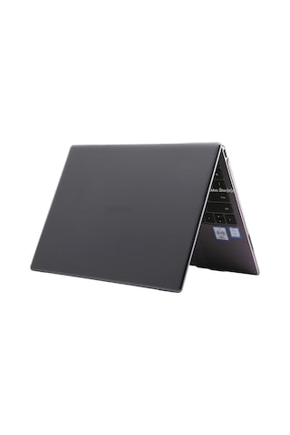 Huawei Uyumlu Kılıf Matebook D14 Kılıf 2019-2020-2021-2022 Yılı İle Parlak Kristal İz Yapmaz Siyah