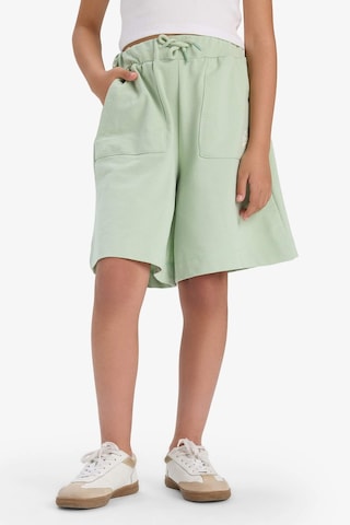 Defacto Kız Çocuk Beli Lastikli Basic Düz Şort B0847a825hsgn1105 Yeşil