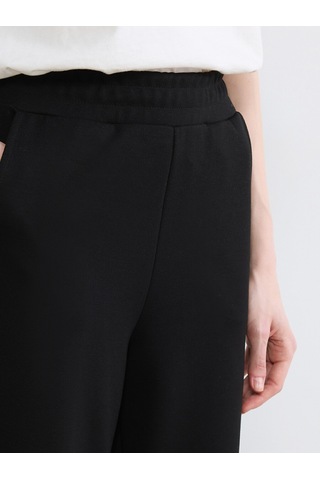 Lcw Modest Siyah Beli Lastikli Kadın Jogger Eşofman Altı